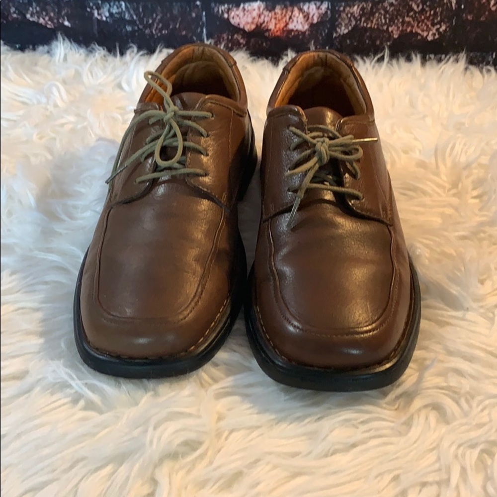 Strictly Comfort Mens 9 M Oxford Brown